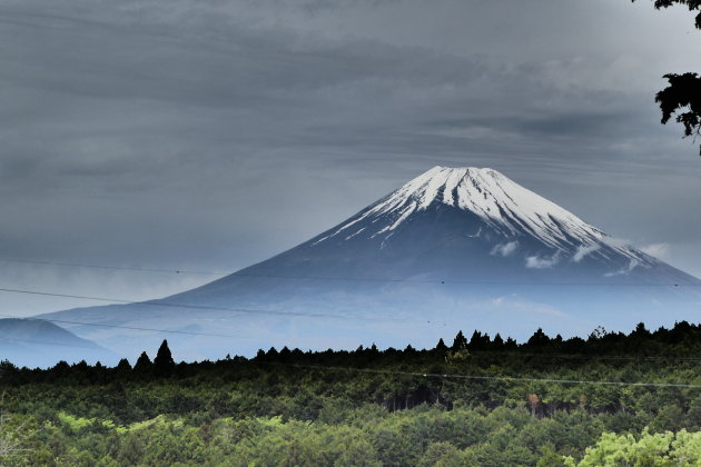 De Fuji-san vanaf de Mishima Skywalk