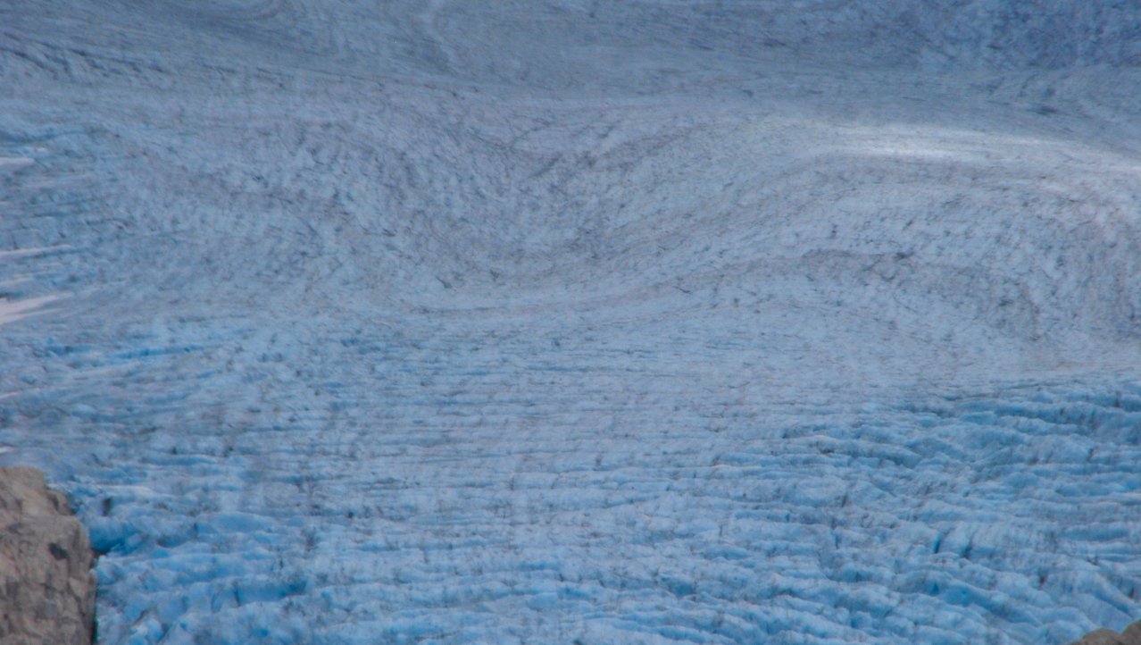De indrukwekkende Folgefonna gletsjer