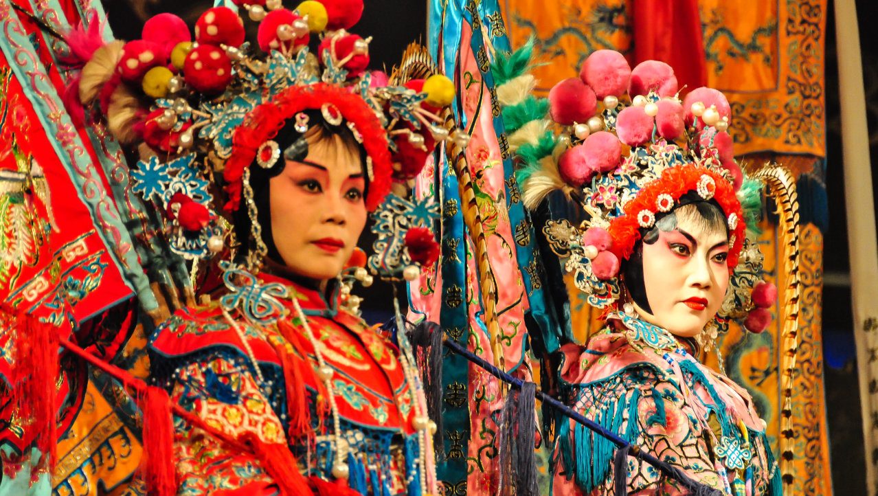 Chinese opera, prachtig schouwspel