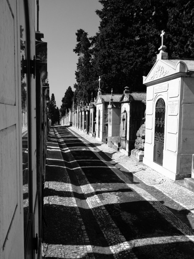 Zeer indrukwekkende begraafplaats in Lissabon