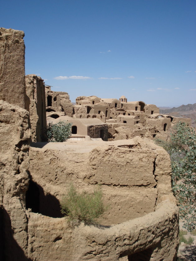 Vervallen dorpje nabij Yazd