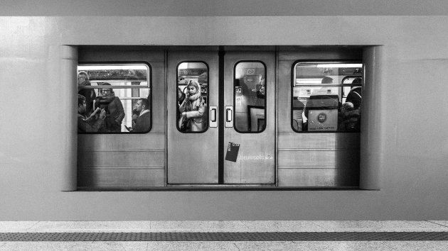 De 'rat-race' 's ochtends in de metro van Brussel