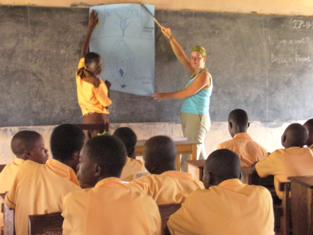 aids voorlichting in Tamale 2007