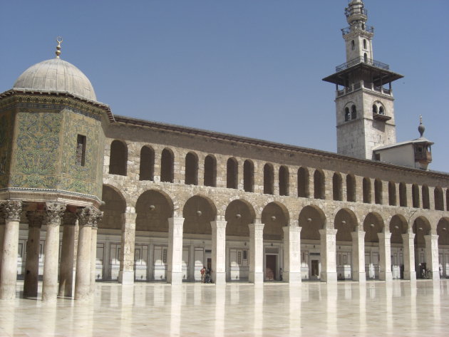 de grote moskee van Damascus