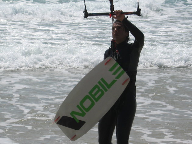 Kite surfer in Tarifa