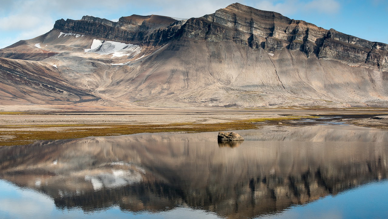 Spiegel op Spitsbergen