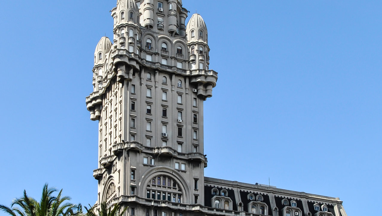 Oude historische gebouwen in Montevideo
