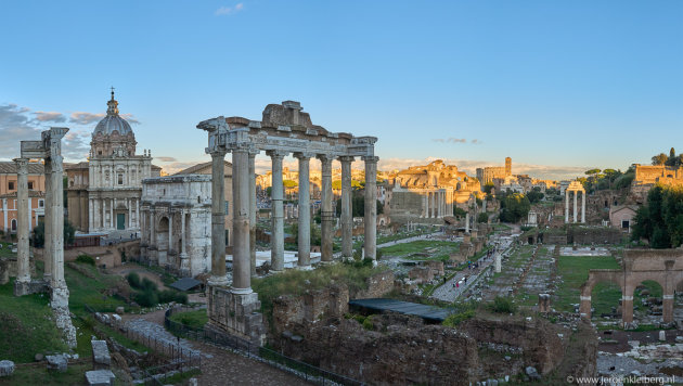 Het beste uitzicht over het Forum Romanum