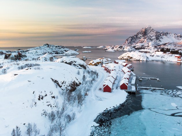 Genieten van de winter in Noorwegen