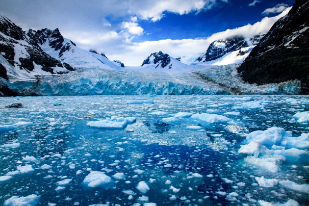 De gletsjers van Antarctica