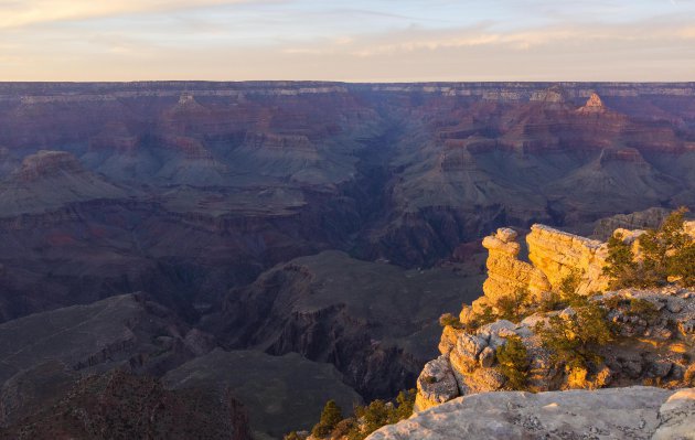 Eerste blik op Grand Canyon