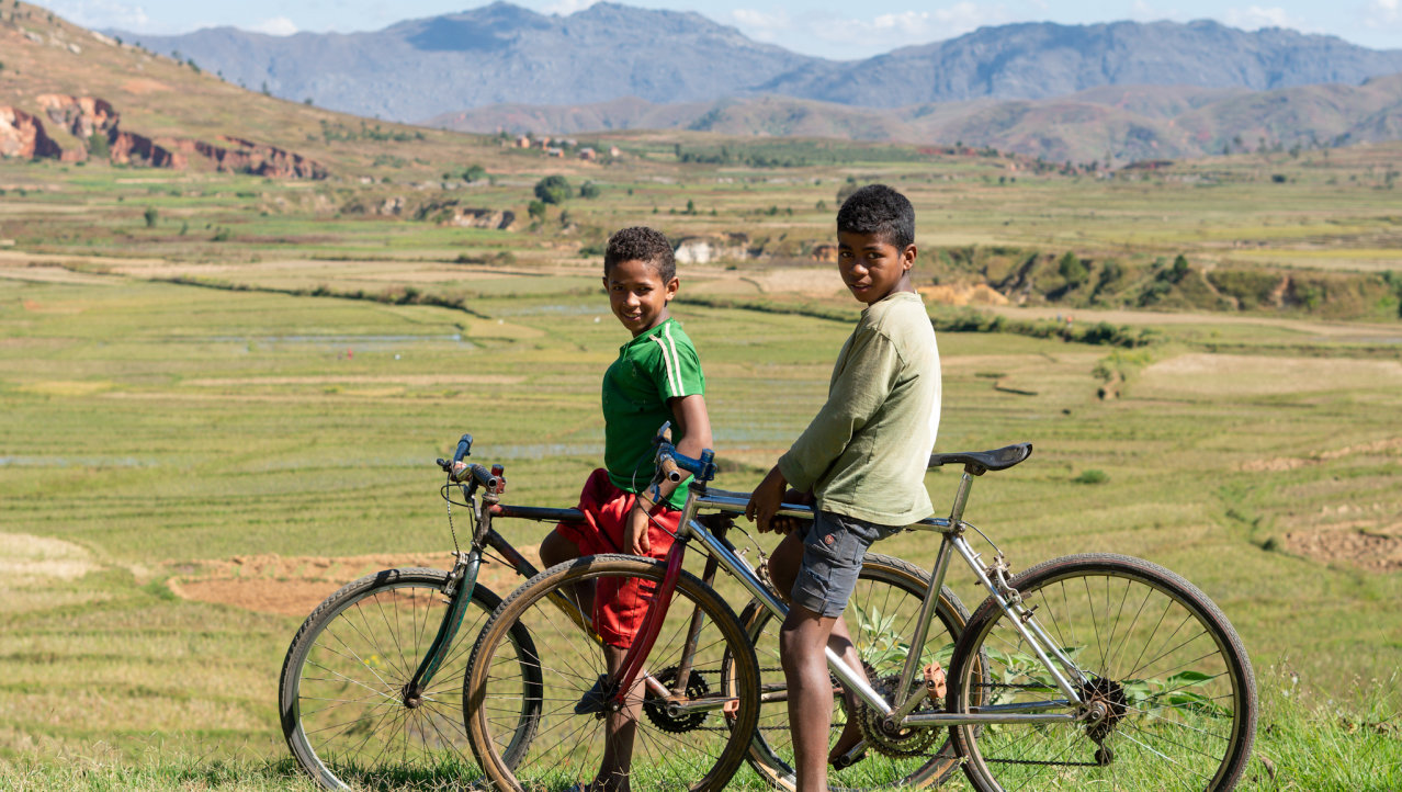 We zijn niet de enige fietsers in Madagascar