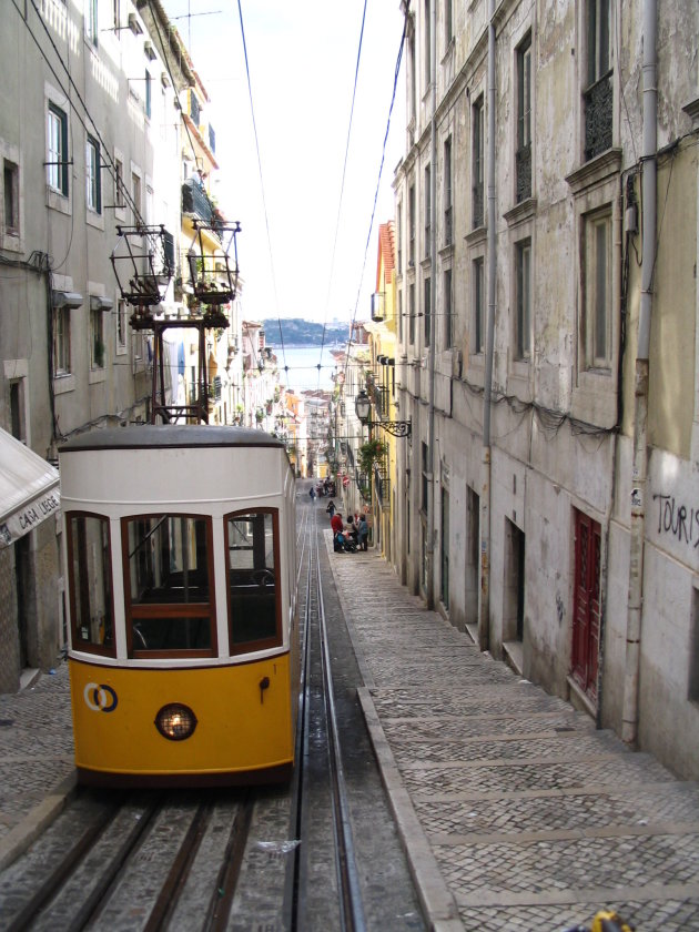 Trammetje in Lissabon
