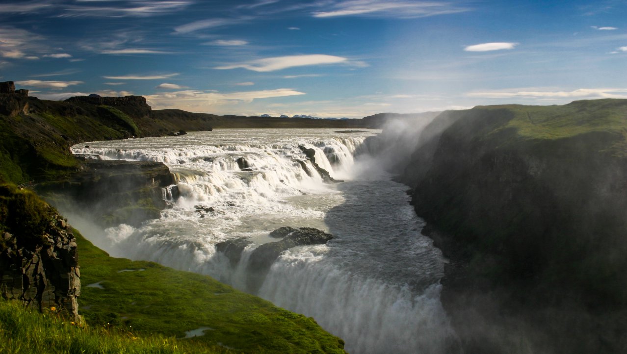 De watervallen van IJsland