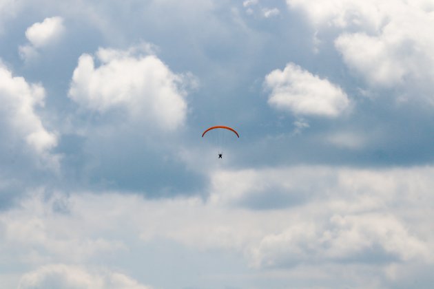 De ideale mogelijkheid voor paragliden