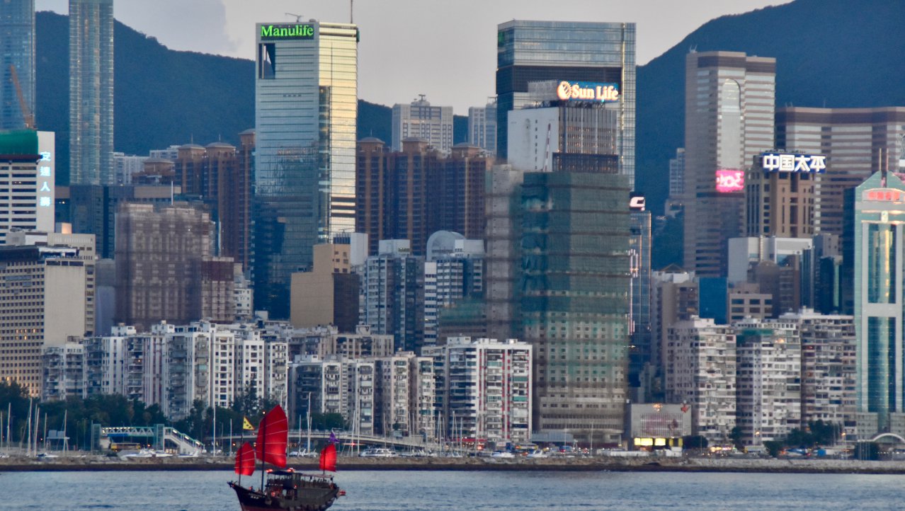 Contrasten in Hongkong