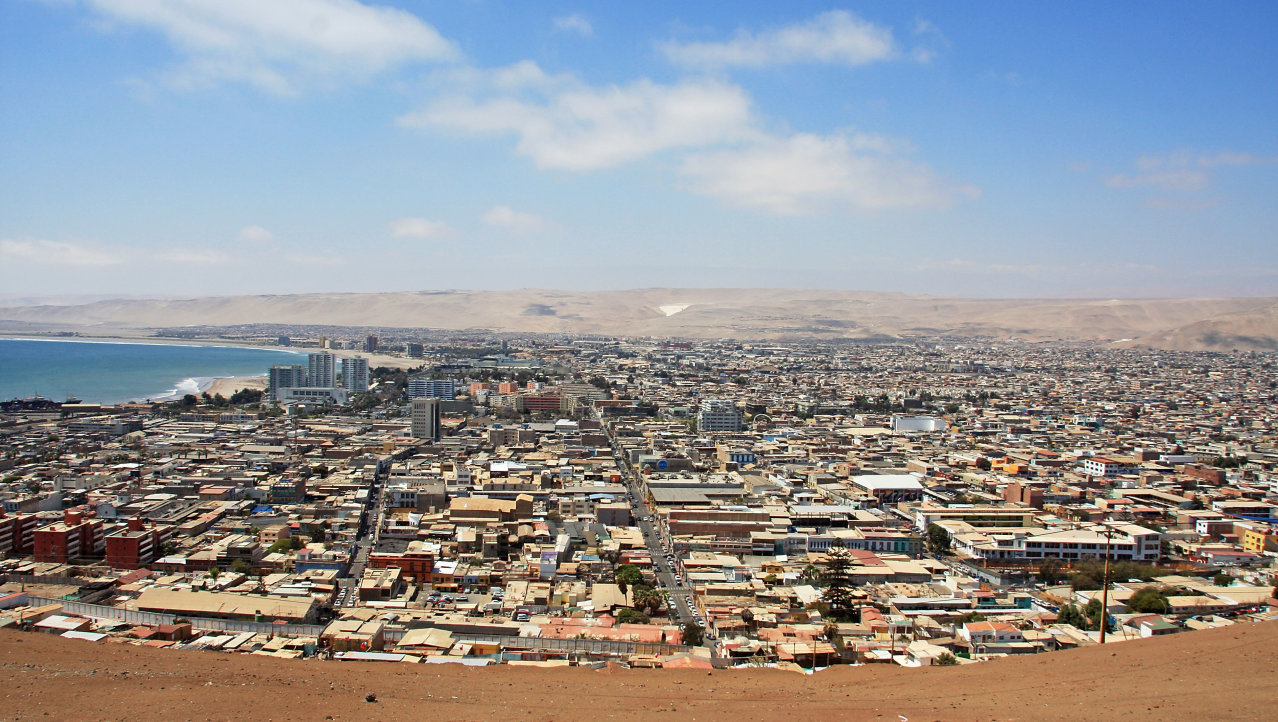 Arica 'from above'