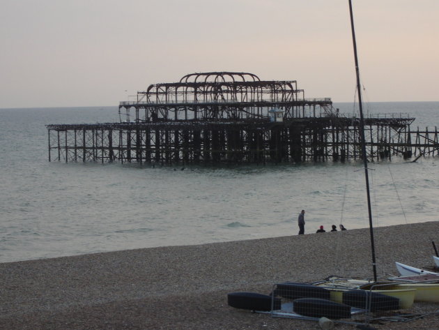 Oude pier van Brighton