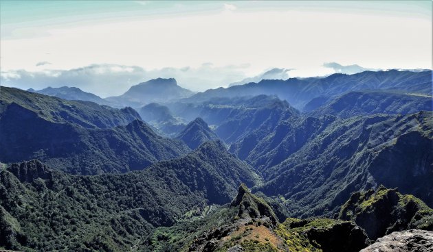 Centrale berglandschap van Madeira