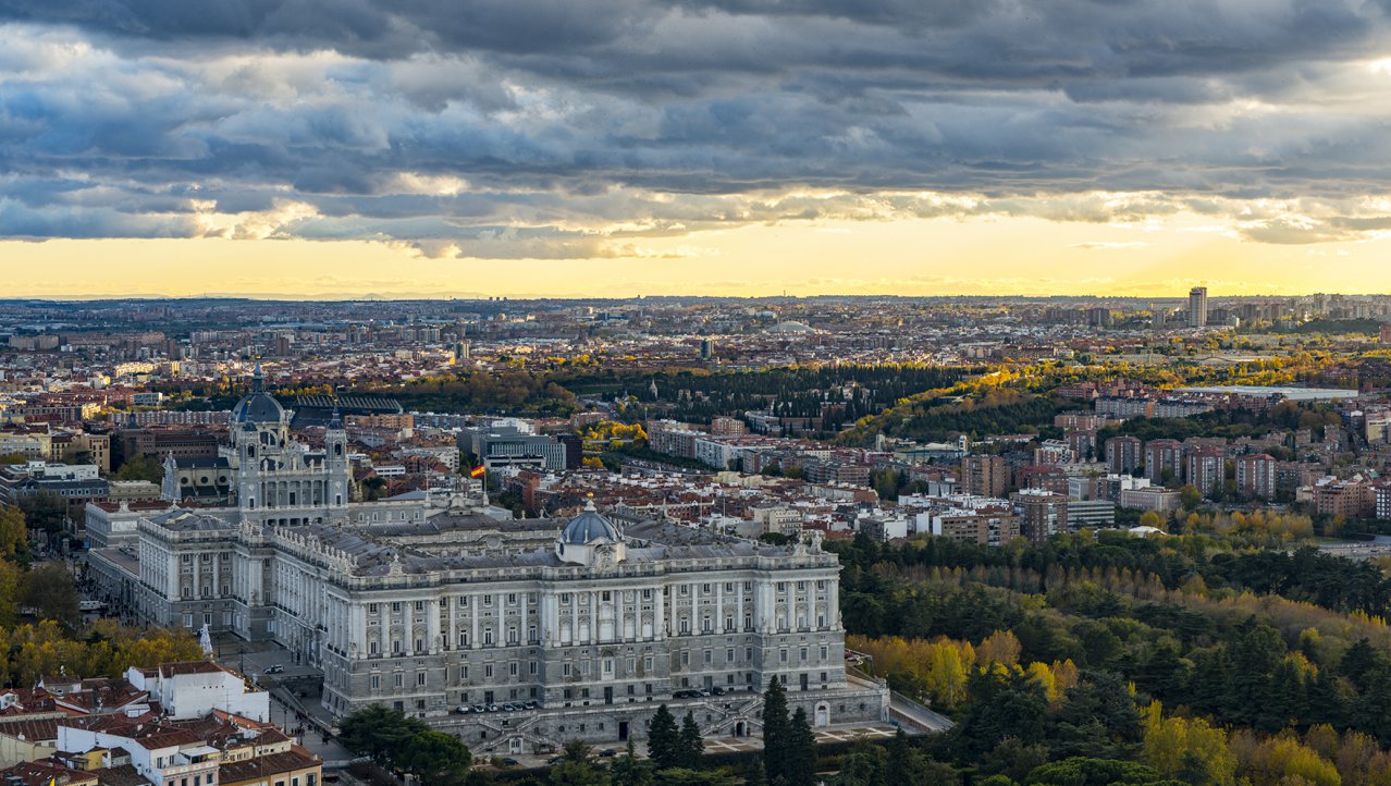 Rooftop uitzicht Madrid