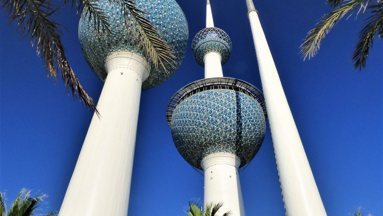 Koeweit-torens, landmark van Koeweit-stad