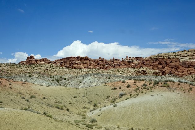 Kleurenlandschap bij Moab