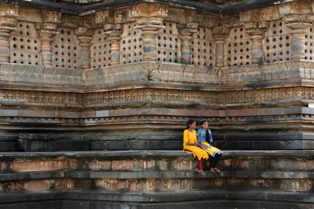Hoysala tempels in Belur en Halebid