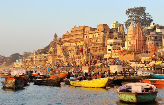 Ochtendgloren in Varanasi