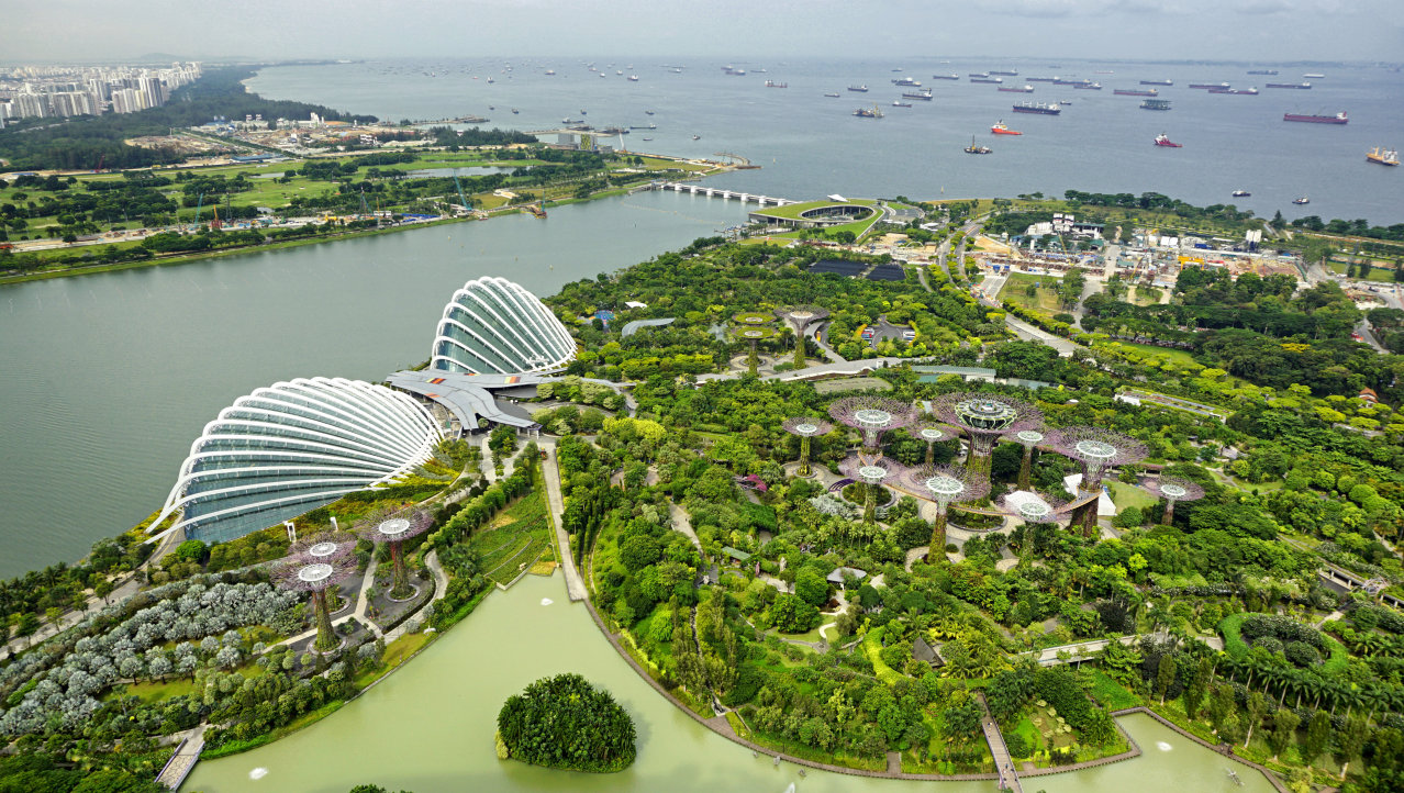 Singapore from above