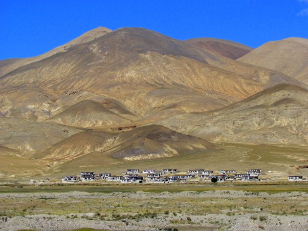 Dorpje in Tibet