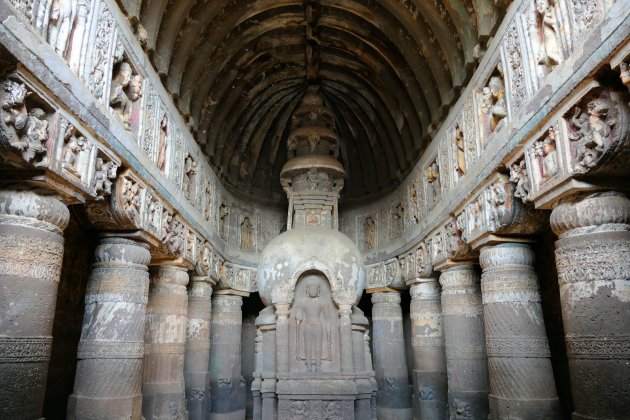 Boeddhistische grottempels in Ajanta