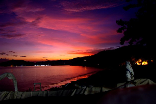 Zonsondergang op Bali