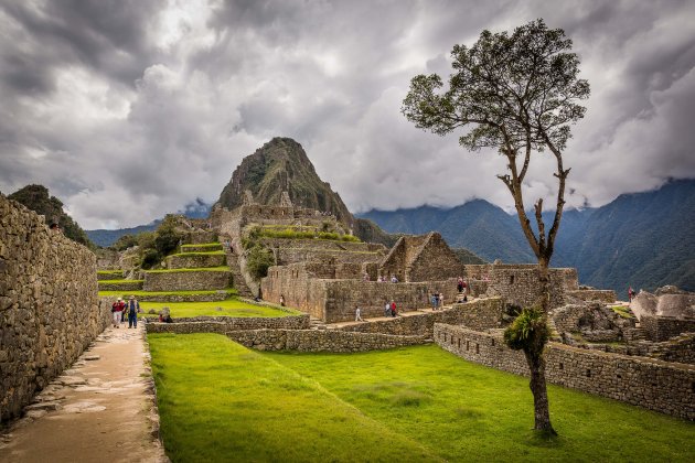 Rondlopen in Machu Picchu