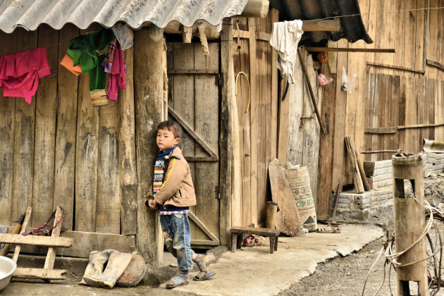 Bloemen Hmong dorpje