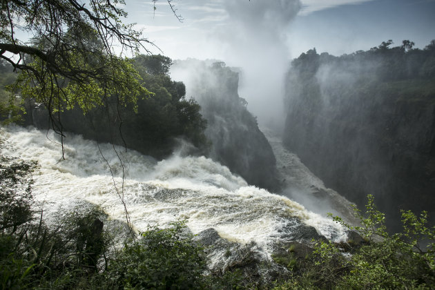 Zimbabwe Zambia Victoria Watervallen