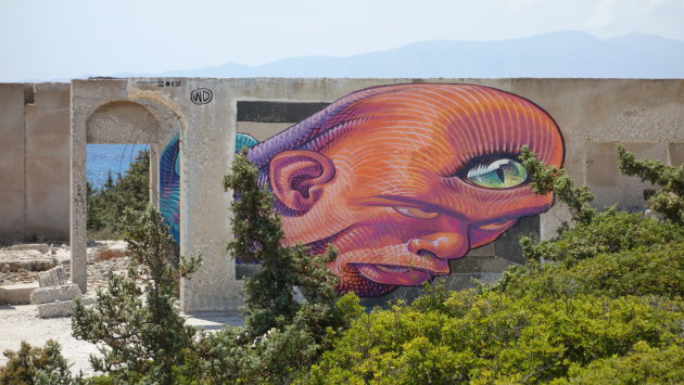 Graffiti op Naxos