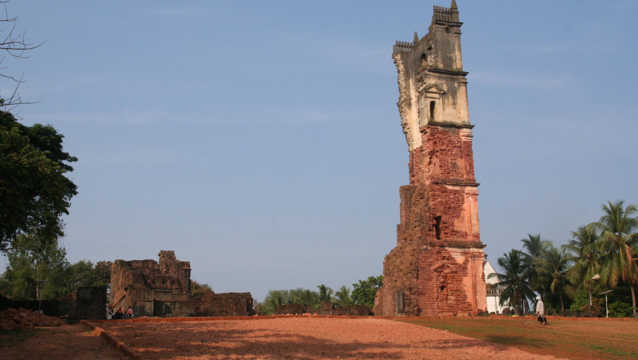 ruine van kerk Old Goa
