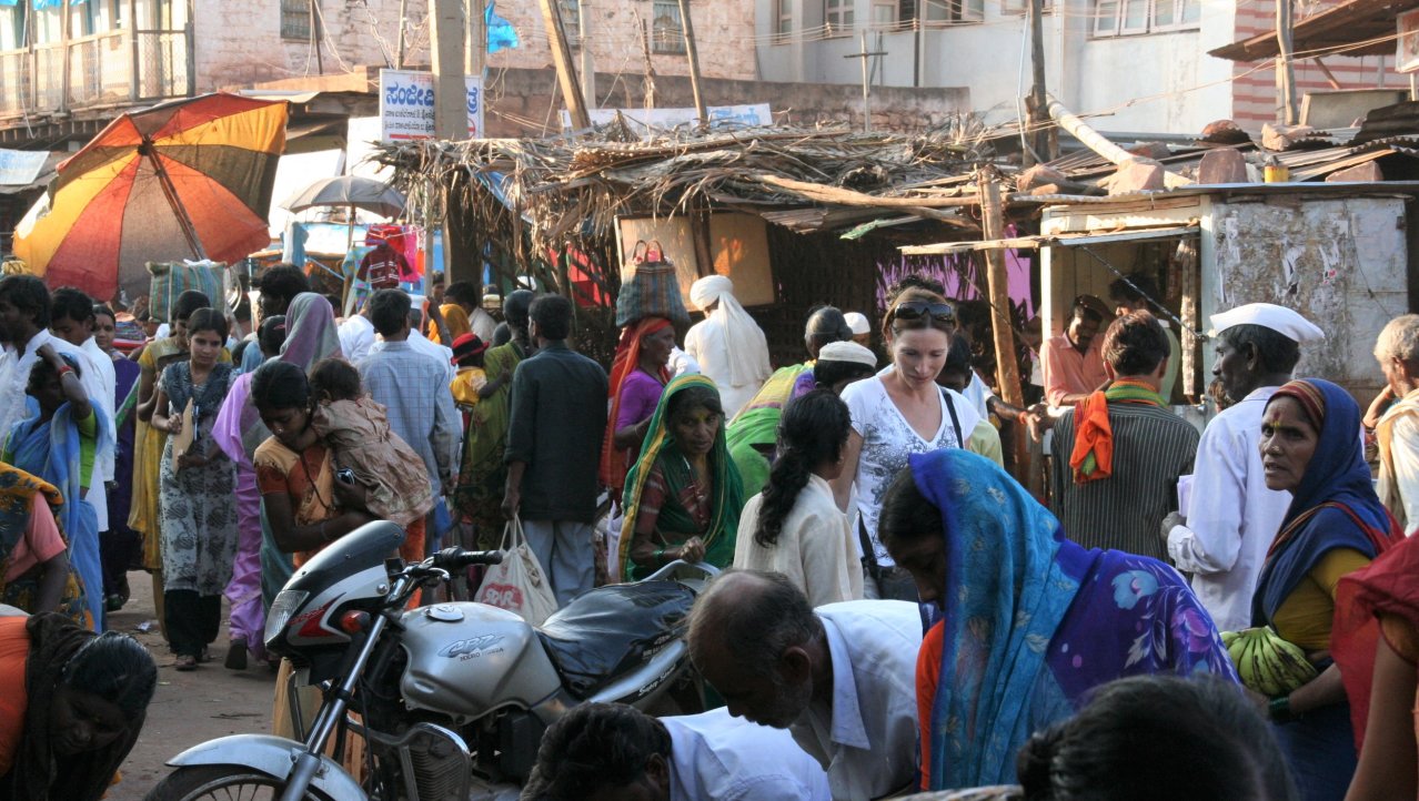 Markt in badami
