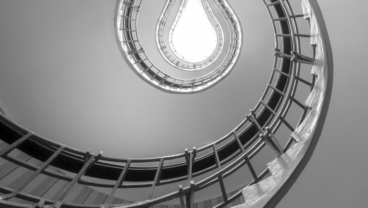 Bijzondere trap in Praag