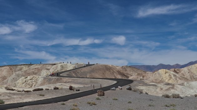 in de hitte van Death Valley