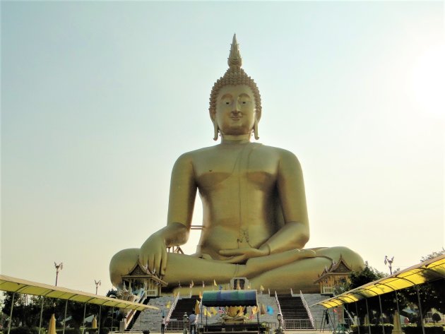 De grootste Boeddha in Thailand.