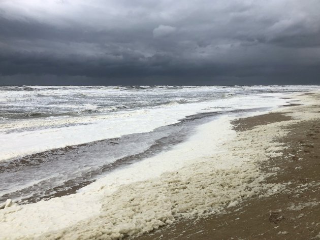 Storm op de Maasvlakte