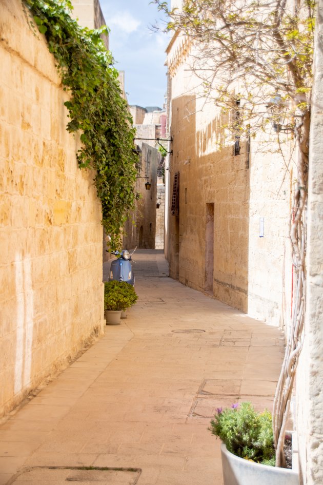 Kleine straatjes in Mdina I Malta