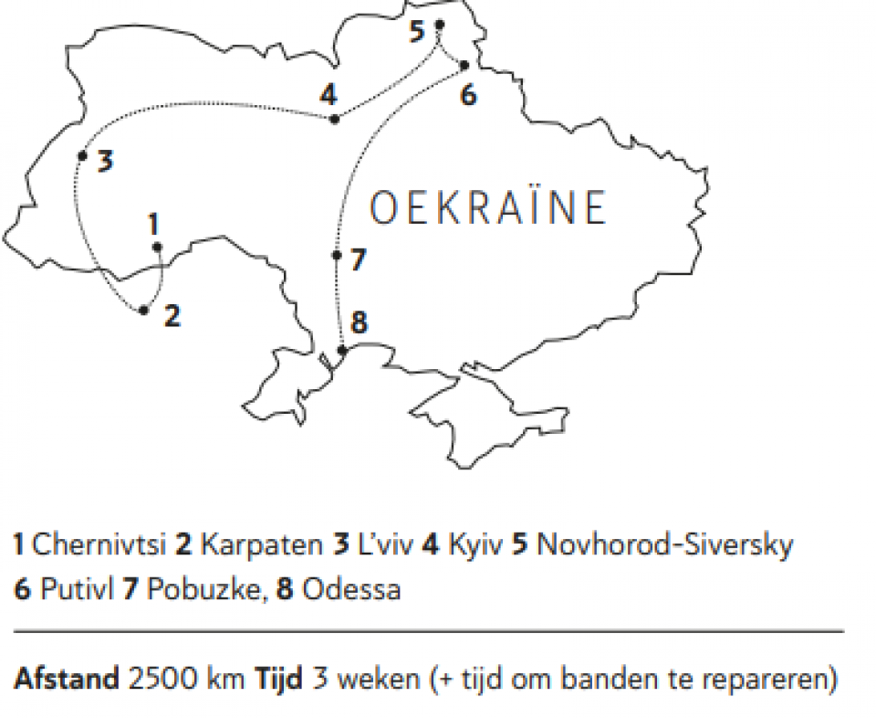 Kaart Oekraine
