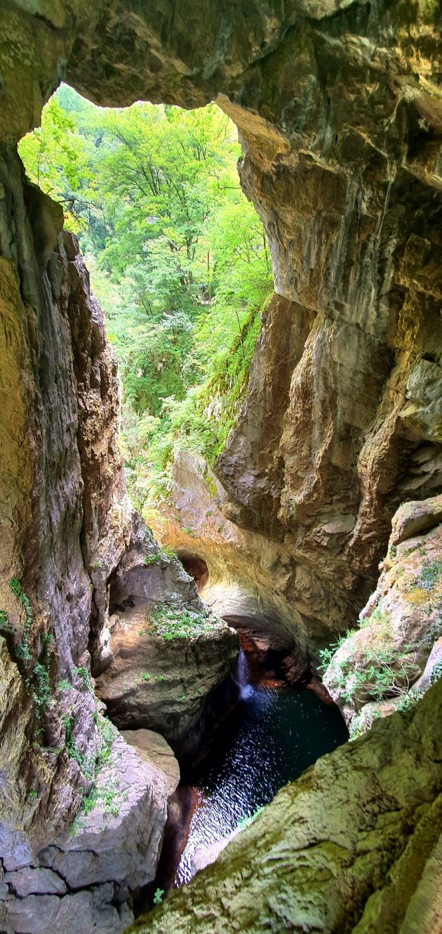 Doorkijk Škocjan Caves