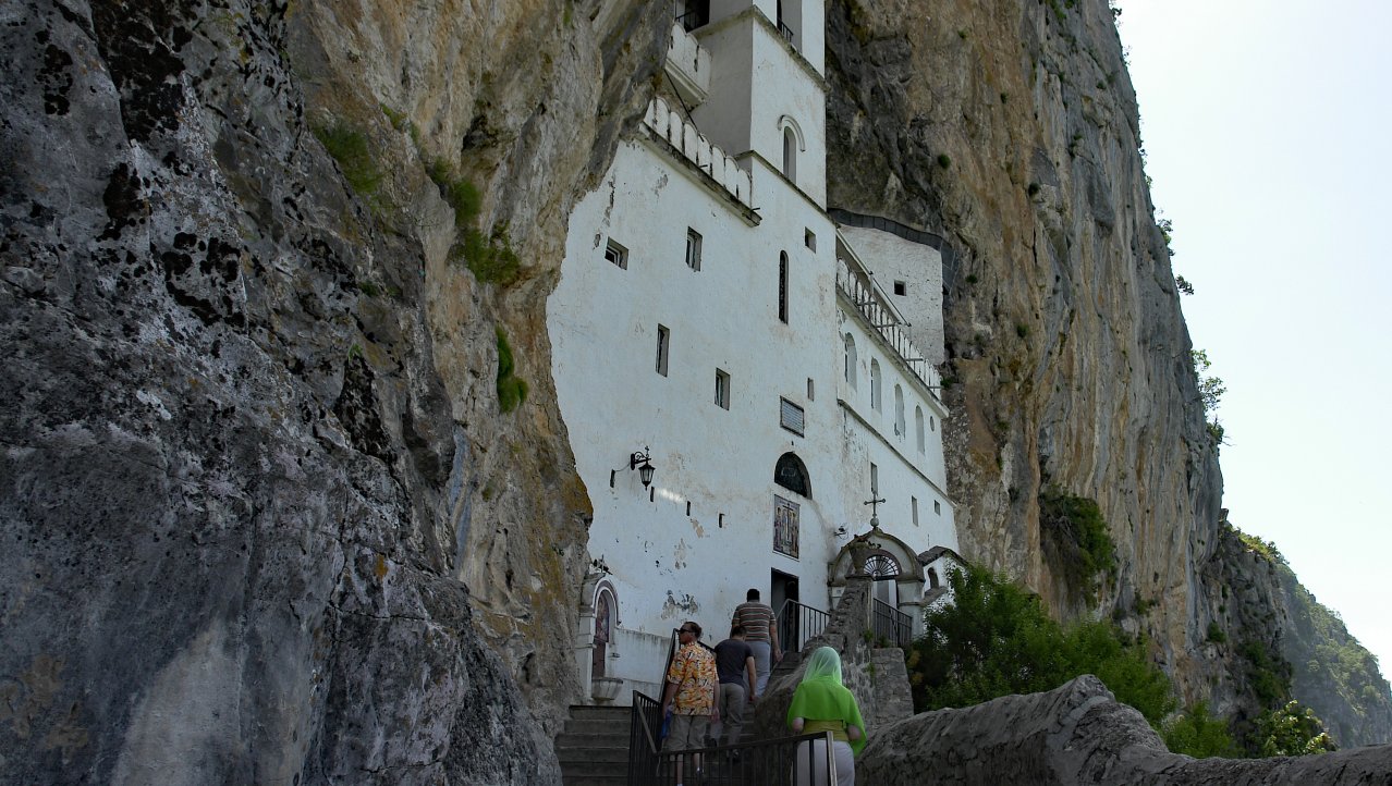 Het klooster van Ostrog Montenegro
