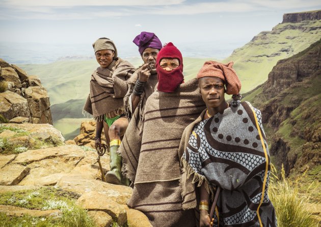De band van de Sani Pass - Zuid Afrika - Lesotho