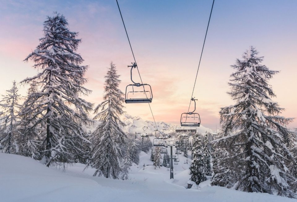Vogel skigebied in Slovenië