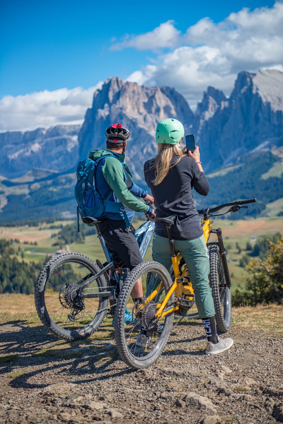 Mountainbiken door Zuid-Tirol, Italië door Anita Loos