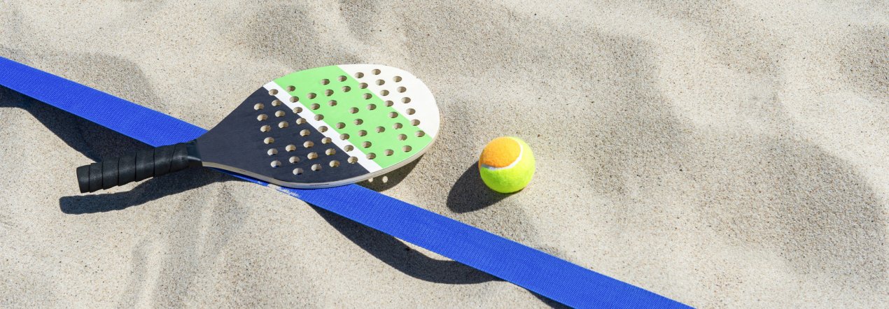 Speel beach tennis op Aruba - tip foto